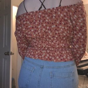 floral stretchy retro long sleeve
